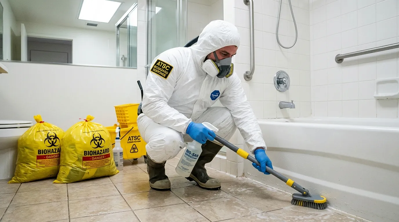 Decontamination equipment deployed for Blood Cleanup in Florida Ridge